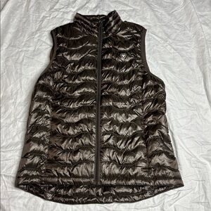 Ariat Ideal Down Puffer Vest Brown/Bronze L